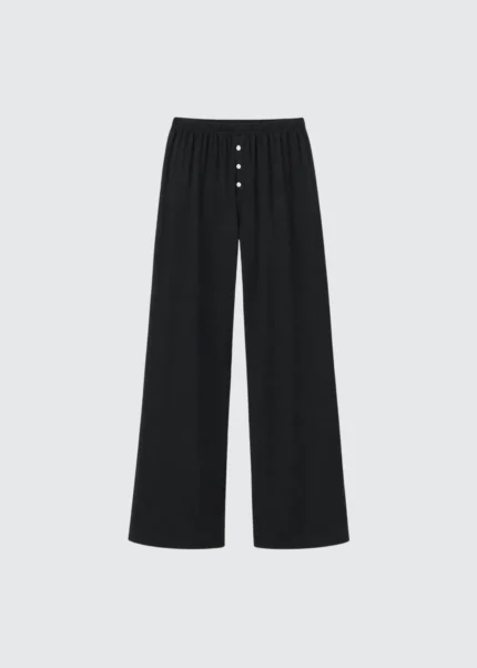 Soft Cotton Pants - Iris