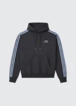 Muse French Terry Striped Hoodie - Skyline