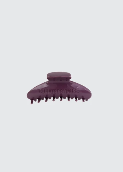 Muse Claw Clip - Eggplant