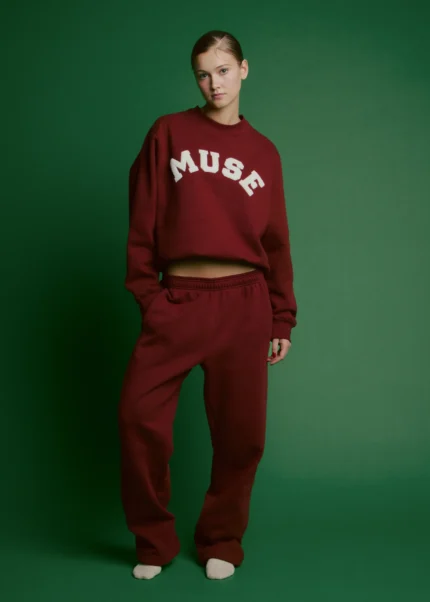 Muse Heavyweight Chenille Sweatshirt - Wine
