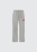 Muse Heavyweight Chenille Straight Joggers - Dove