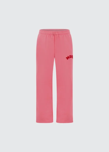 Muse Heavyweight Chenille Straight Joggers - Blush