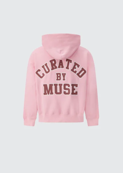 Muse Heavyweight Zip Up - Baby Pink