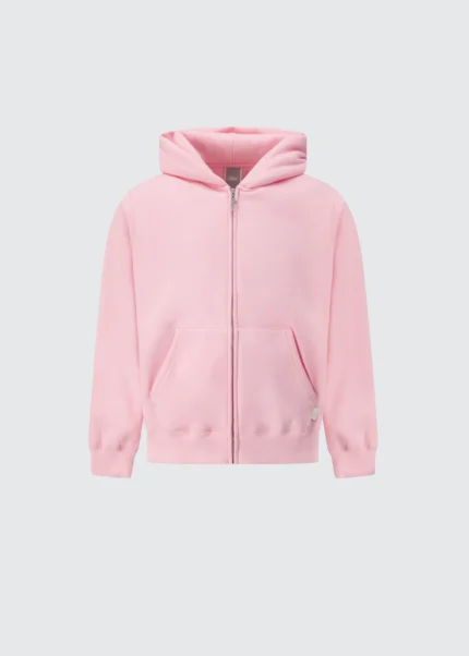 Muse Heavyweight Zip Up - Baby Pink