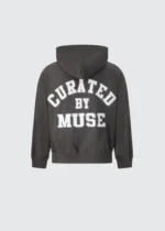 Muse Heavyweight Zip Up - Charcoal