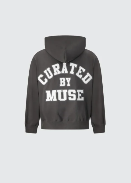 Muse Heavyweight Zip Up - Charcoal