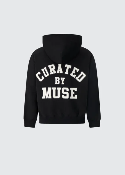 Muse Heavyweight Zip Up - Black