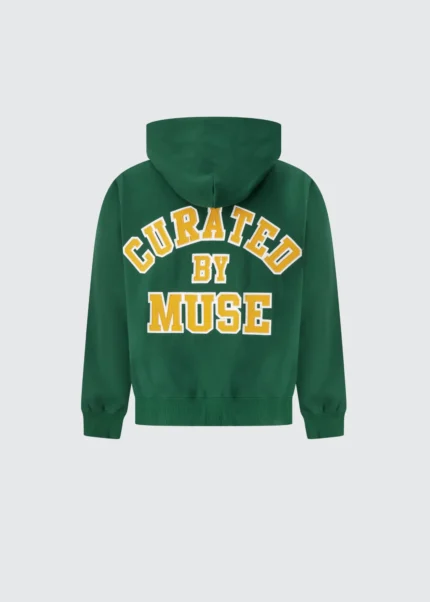Muse Heavyweight Zip Up - Kelly Green