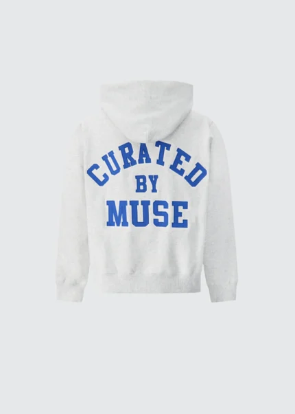 Muse Heavyweight Zip Up - Ash Grey