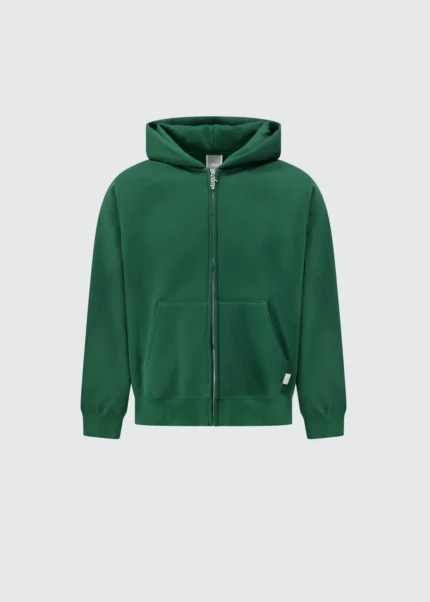 Muse Heavyweight Zip Up - Kelly Green