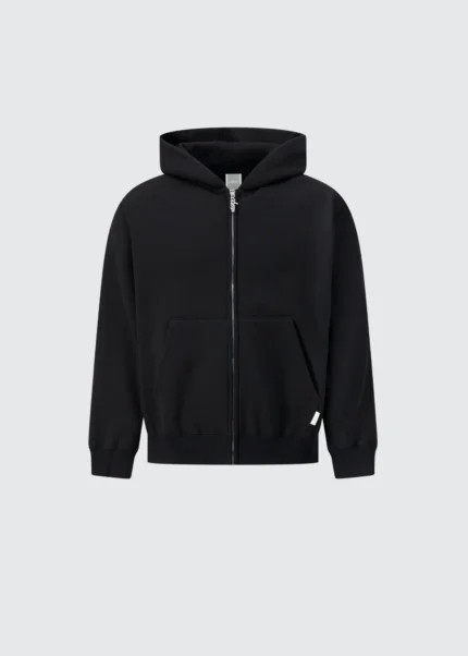 Muse Heavyweight Zip Up - Black