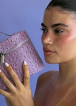 The Mini Vanity Case - Lilac Ostrich
