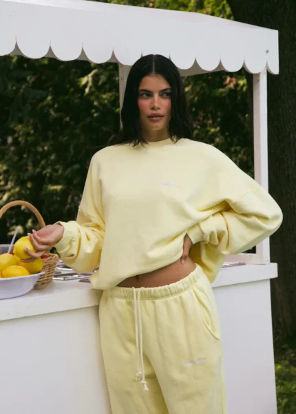 Muse French Terry Joggers - Lemonade