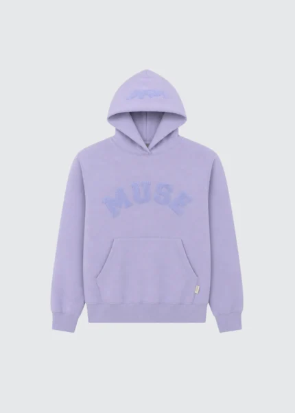 Muse Heavyweight Chenille Hoodie - French Lilac
