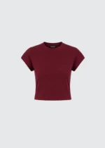 Muse Soft Cotton Mini Tee - Cabernet