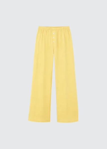 Soft Cotton Pants - Sunflower