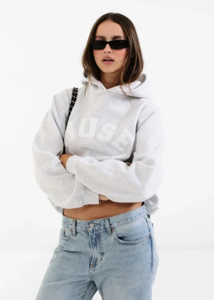Muse Heavyweight Chenille Hoodie - Pearl