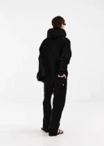 Muse Heavyweight Chenille Hoodie - Coal Black