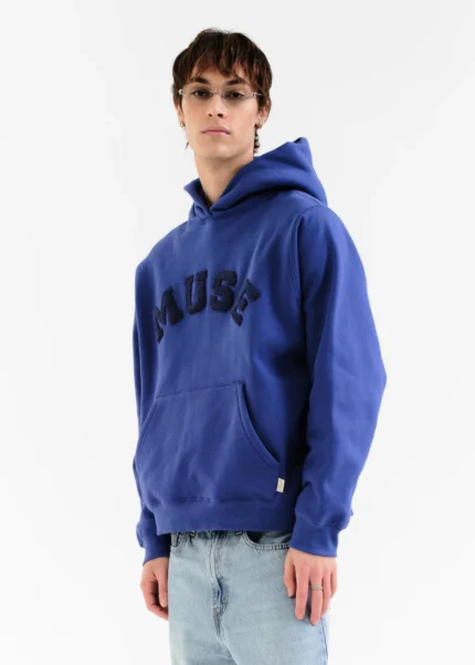 Muse Heavyweight Chenille Hoodie - Blueberry