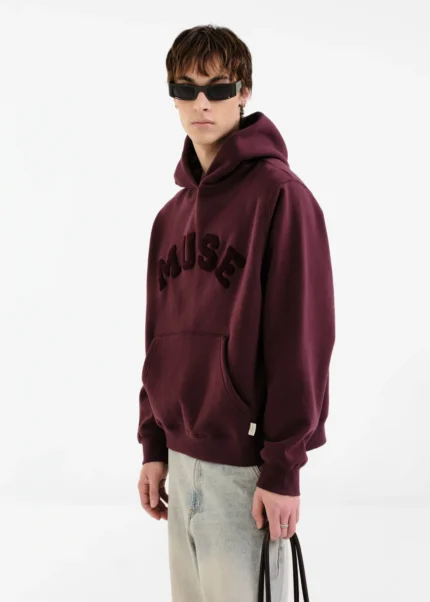 Muse Heavyweight Chenille Hoodie - Plum