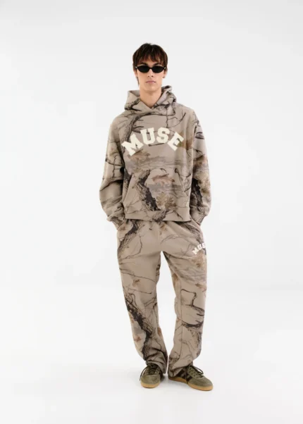 Muse Heavyweight Camo Joggers - Canyon
