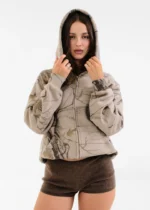 Muse Heavyweight Camo Zip Up - Canyon
