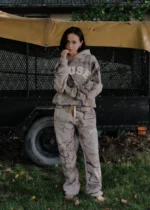 Muse Heavyweight Camo Hoodie Set - Canyon
