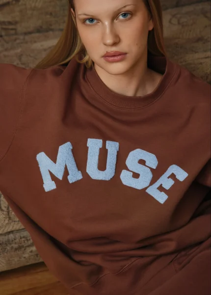 Muse Heavyweight Chenille Sweatshirt - Sundae