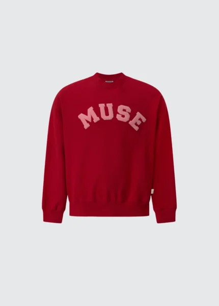 Muse Heavyweight Chenille Sweatshirt - Cherry