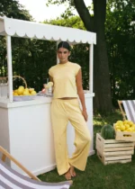 Soft Cotton Mini Tee - Sunflower