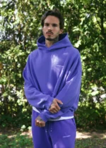 Muse French Terry Hoodie - Blue Raspberry