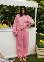 Muse French Terry Joggers - Pink Lemonade