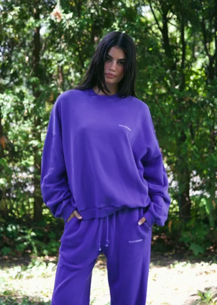 Muse French Terry Sweatshirt - Blue Raspberry
