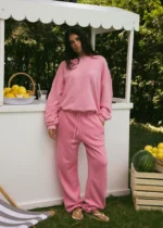 Muse French Terry Joggers - Pink Lemonade