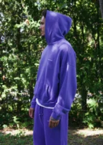 Muse French Terry Hoodie - Blue Raspberry
