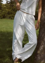 Soft Cotton Pants - Gardenia