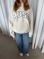 Muse Heavyweight Scholar Hoodie - Ash Oat