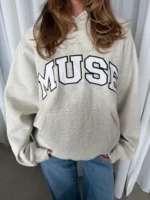Muse Heavyweight Scholar Hoodie - Ash Oat