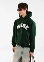 Muse Heavyweight Chenille Hoodie - Green Pine