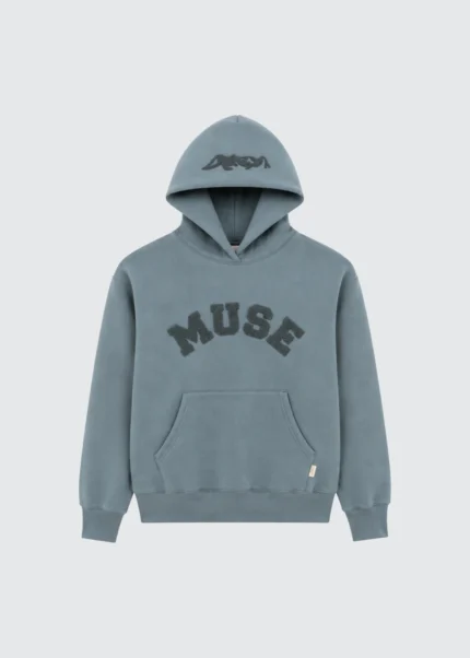 Muse Heavyweight Chenille Hoodie - Indigo
