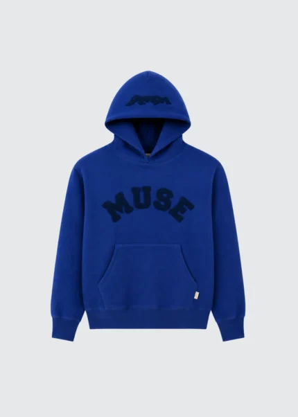 Muse Heavyweight Chenille Hoodie - Blueberry