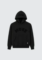 Muse Heavyweight Chenille Hoodie - Coal Black