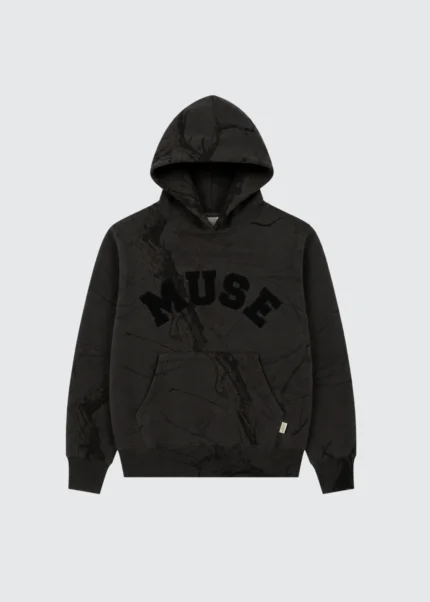 Muse Heavyweight Camo Hoodie - Black Edition