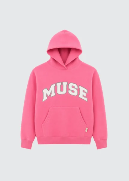 Muse Heavyweight Scholar Hoodie - Pink