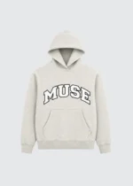 Muse Heavyweight Scholar Hoodie - Ash Oat