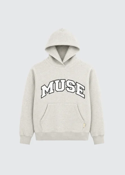 Muse Heavyweight Scholar Hoodie - Ash Oat