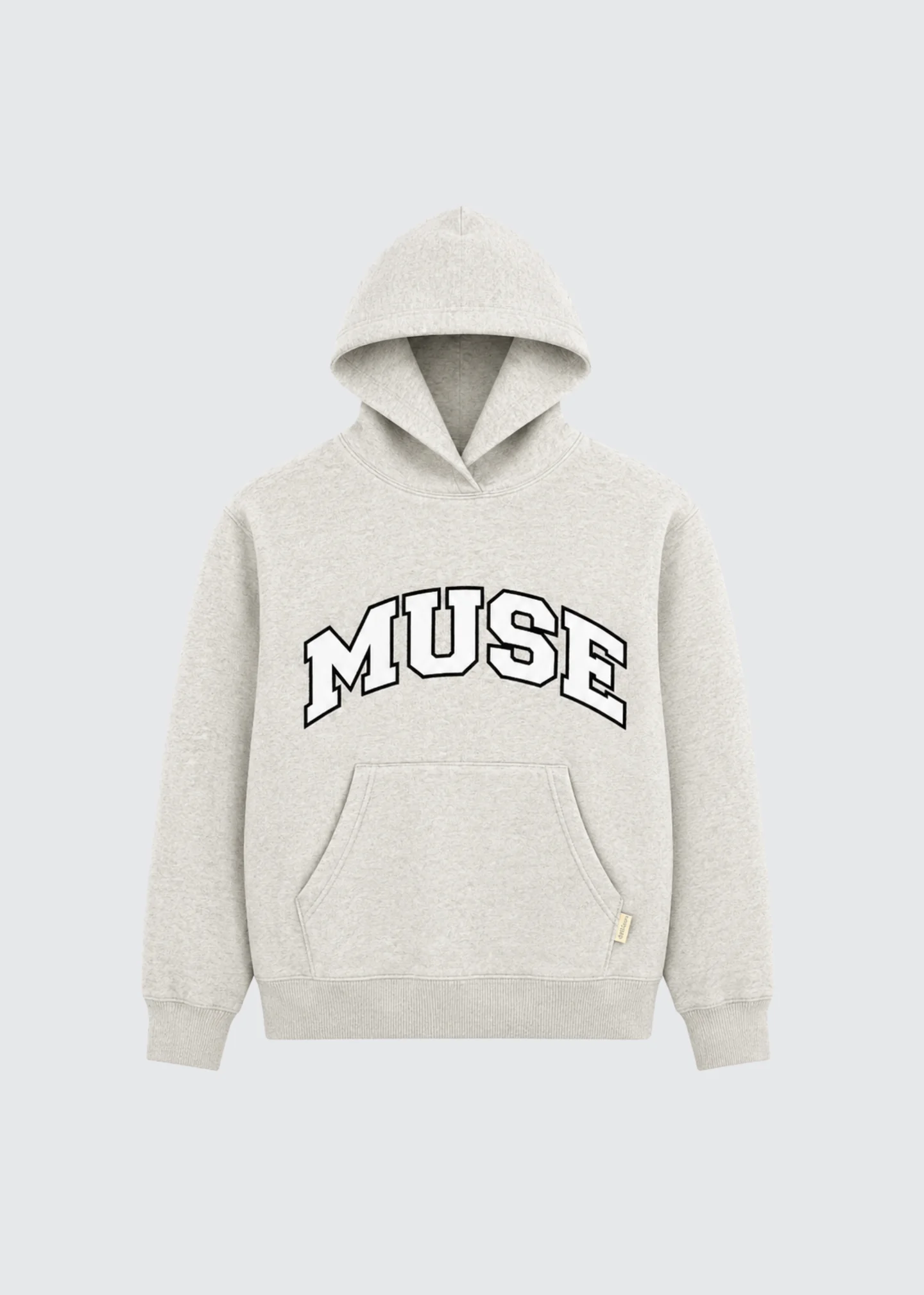 PRODUCTSHOT-UPDATEDWEBSITE_52 Muse Heavyweight Scholar Hoodie - Ash Oat