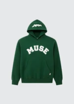 Muse Heavyweight Chenille Hoodie - Green Pine