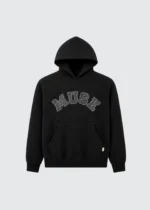 Muse Heavyweight Diamond Hoodie - Black