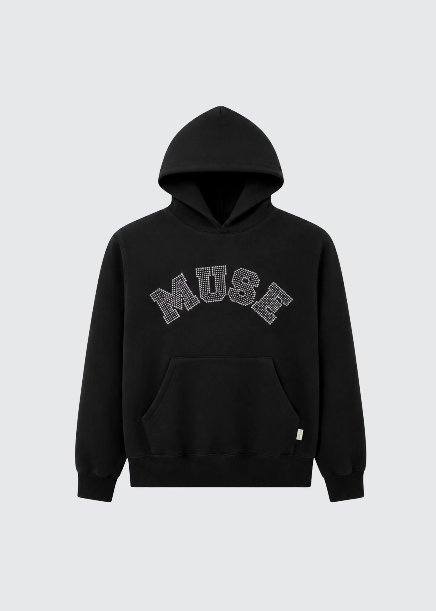 PRODUCTSHOT-UPDATEDWEBSITE_70 Muse Heavyweight Diamond Hoodie - Black